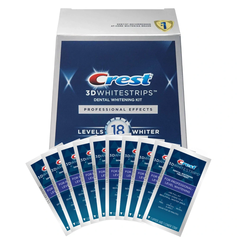 Bělící Pásky Crest Professional-Level 18 20ks 10 sáčků