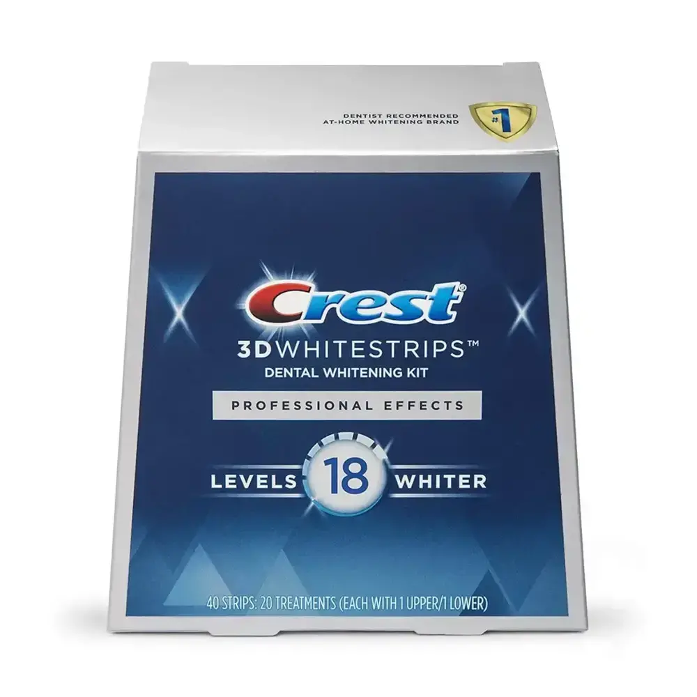 Bělící Pásky Crest Professional-Level 18 Ošetření (20 sáčků)