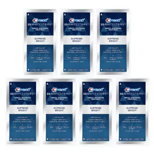 Bělicí Pásky Crest 3D Whitestrips Supreme Bright 14ks 7 sáčků
