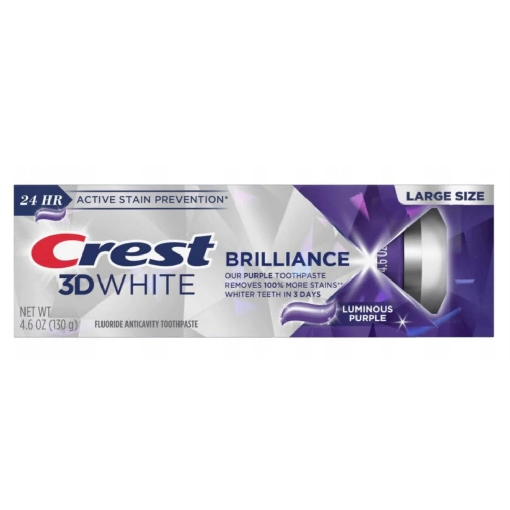 Bělící Zubní Pasta Crest 3D White Brilliance Luminous Purple 130g