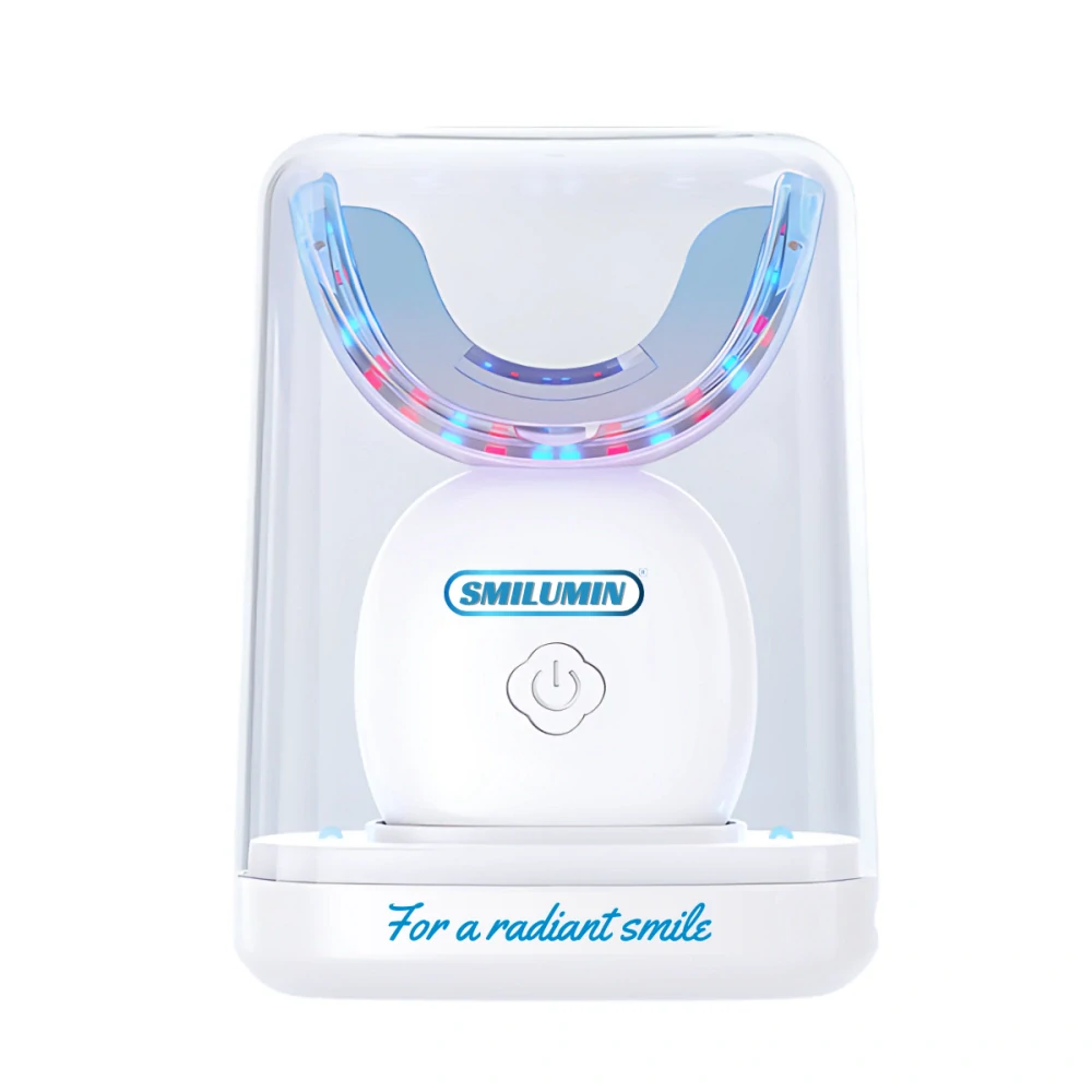 Smilumin Box – Bělení zubů s LED lampou a bělicími pásky