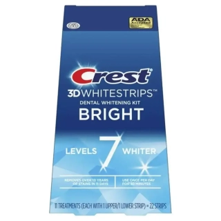 Bělicí Pásky Crest Bright 7 Levels Whiter Whitestrips Kompletní Ošetření (11 sáčků)
