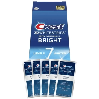 Bělicí Pásky Crest Bright 7 Levels Whiter Whitestrips Polovina Ošetření (5 sáčků)