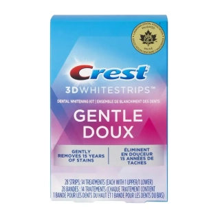 Bělicí Pásky Crest Gentle Doux Whitestrips Kompletní Ošetření (14 sáčků)