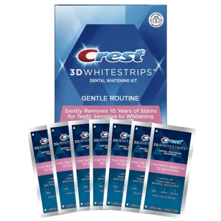 Bělicí Pásky Crest 3D White Gentle Routine 14ks 7 sáčků