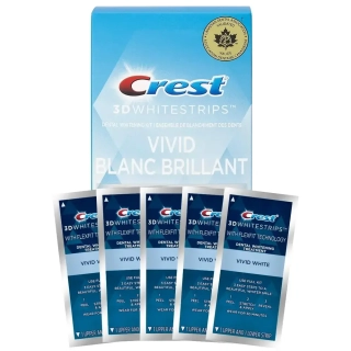 Bělicí Pásky Crest Vivid Blanc Brillant Whitestrips Polovina Ošetření (5 sáčků)