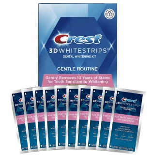 Bělicí Pásky Crest 3D White Gentle Routine 20ks 10 sáčků