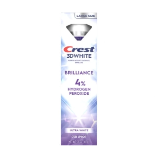 Bělící Zubní Pasta Crest 3D White Brilliance 4% Hydrogen Peroxide Ultra White 107g