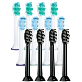 Sada 12 Náhradních Hlavic Pro Zubní Kartáčky Philips Sonicare – HX6014/HX6054