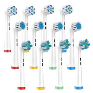 Sada 12 Náhradních Hlavic Pro Zubní Kartáčky Oral-B – 4x EB60-X/4x EB17-XS/4x EB28-X
