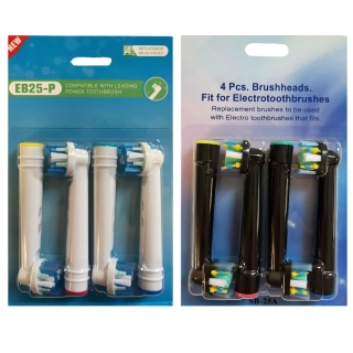 Sada 8 Náhradních Hlavic Pro Kartáčky Braun Oral-B – SB-25A/EB25-P