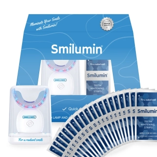 Smilumin Box – Bělení zubů s LED lampou a bělicími pásky